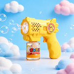 Dinosaur Bubble Gun Toy for Kids Automatic Bubble Blaster with Light &amp, Bubble Solution